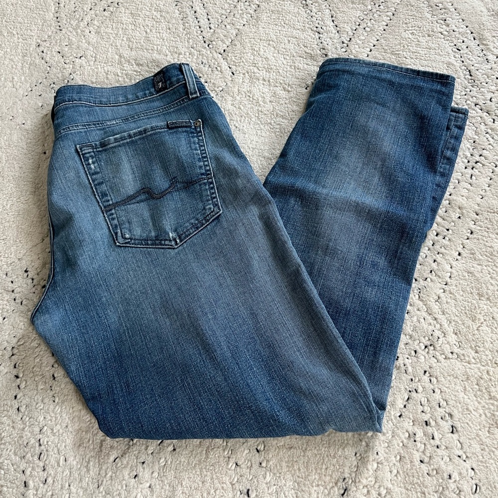 Very good condition 7 For Mankind Slimmy jeans, tailor to 30 inseam